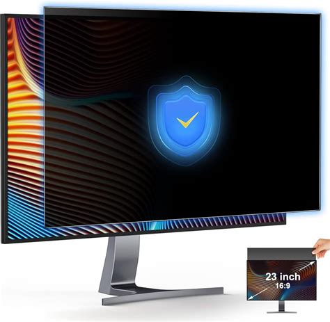 GUDTEKE 23 Inch Computer Privacy Screen For 16 9 Widescreen Monitor