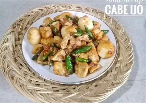 Resep Tahu Kecap Cabe Ijo Oleh Farida Sulthan IG Malika02782