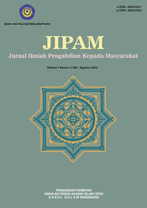 Jipam Jurnal Ilmiah Pengabdian Kepada Masyarakat