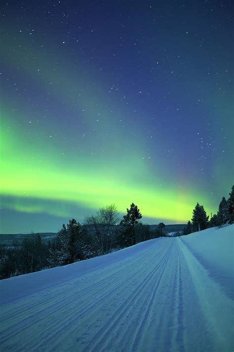 Aurora Astronomy Borealis Street Light Pole