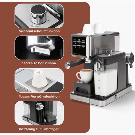 Profi Electro De Proficook Espresso Kapselmaschine Mit