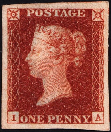 John Kinnard Stamps Sg Bs D Red Plate Superb Margins Letters Ia