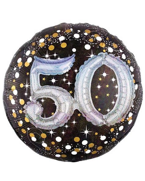 Sparkling Celebration 50th Birthday 3d Balloon 32 Foil Party Delights