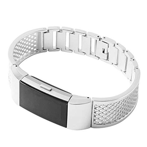 Buy For Fitbit Charge Bands Stainless Steel Metal Breathable