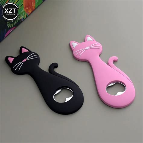 Leuke Magnetische Koelkast Flesopener Cartoon Bier Flesopener Kat