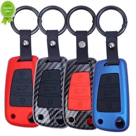 Carbon Fiber Abs Silicone Keychain For Audi A A A C B Q Q B