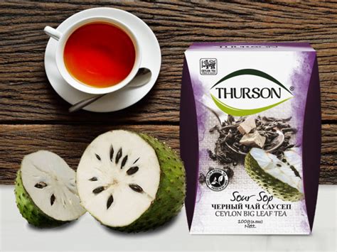 Чай Турсон Саусеп черный 100 г цейлонский Thurson Tea Soursop Ceylon ...