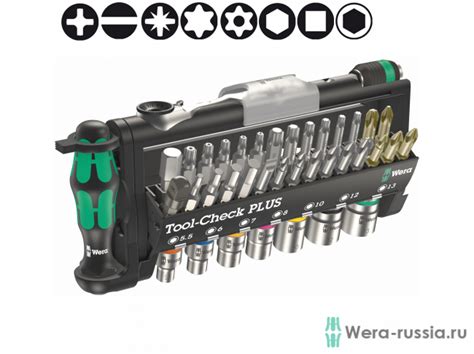 Набор WERA Tool-Check PLUS 056490 WE-056490 - Наборы торцевых головок в ...