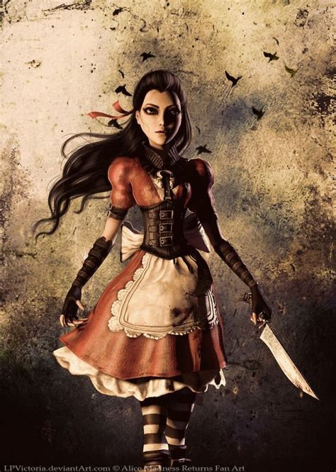 Digital Illustrations By Lpvictoria Alice Liddell Alice Madness