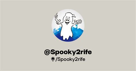 Spooky2rife Instagram Facebook TikTok Linktree