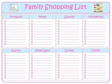 Family Vacation Packing List and Meal Plan Printable Bundle - Etsy