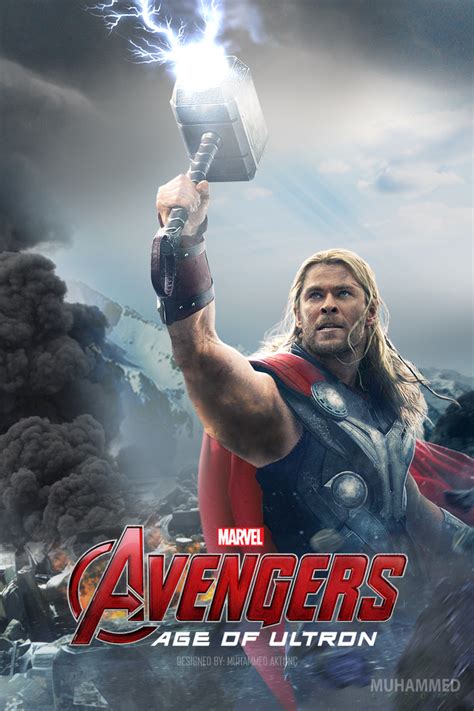 Marvel S Avengers Age Of Ultron Thor Poster By Muhammedaktunc On Deviantart