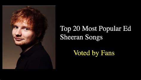 The Best of Ed Sheeran: 20 Songs That Define His Musical Journey - NSF ...