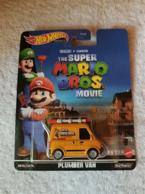 2023 HOT WHEELS Premium Super Mario Bros Movie Plumber Van 5 18