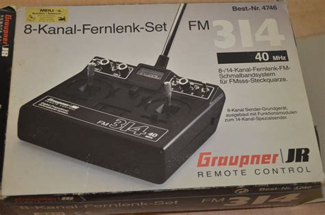 Graupner JR EM 314 40 MHZ Kaufen Auf Ricardo