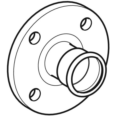 Geberit Mapress Edelstahl Flansch PN 10 16 Mit Pressmuffe Geberit