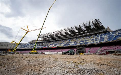 Le Barça Commence La Démolition Du Camp Nou 10 Nouvelles Photos De Ce