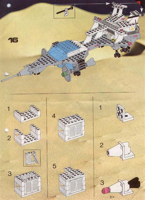 LEGO Instructions For Set 6929 Starfleet Voyager Space Classic