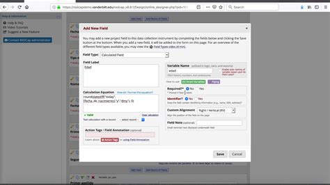 Redcap Auto Calculated Field Youtube