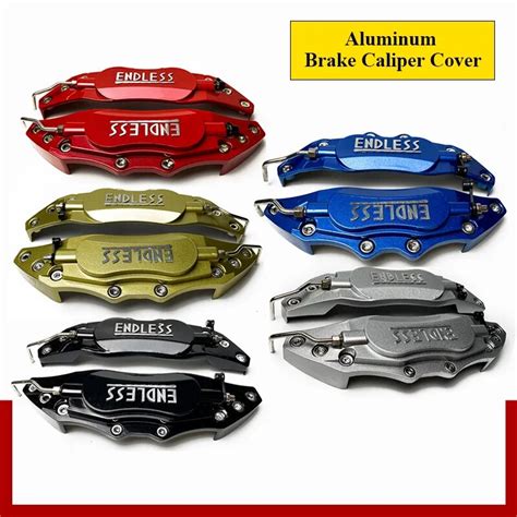 Stuks S M L Aluminium Auto D Disc Remklauw Covers Sticker Voor Skoda