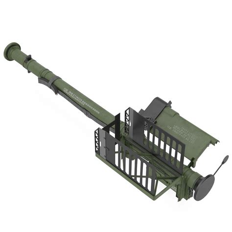 FIM 92 Stinger Missile Launcher 3D model - Download Rocket Launcher on ...