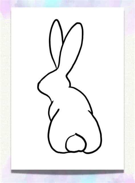 Looking For A Cut Out Printable Bunny Template 10 Cute Bunny Outlines