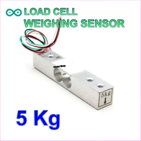 Jual Sensor Berat Timbangan Weigh Load Cell Strain Gauge Scale 5Kg