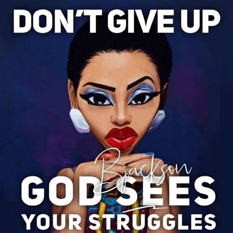 An Image Of A Woman With Makeup On Her Face And The Words Dont Give Up