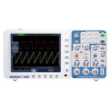 Peaktech Oscilloscope Num Rique Bits Canaux Mhz