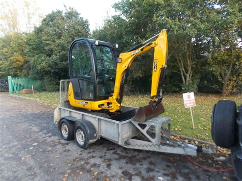 Jcb 8014 Mini Digger 15t With Or Without Ifor Williams Trailer For