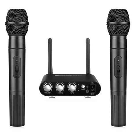 Excelvan K Microphone Professionnel Sans Fil Bluetooth Avec Box