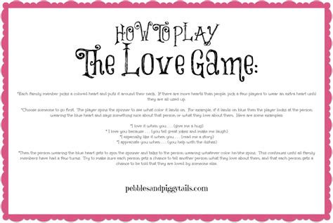 LOVE GAME for Kids | Making Life Blissful