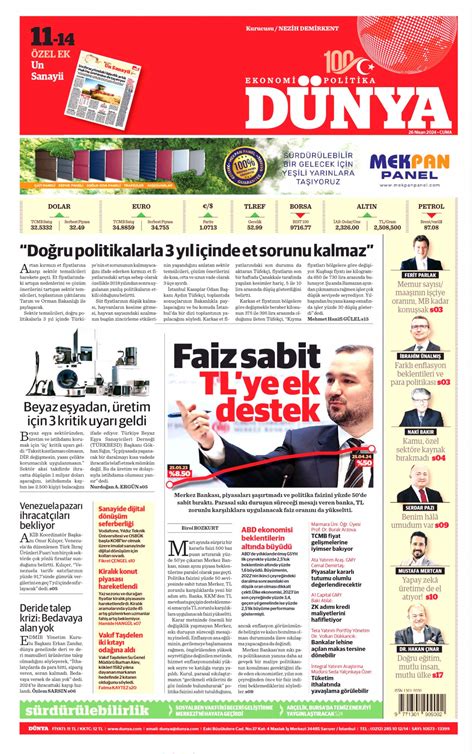 Dünya Gazetesi Dünya Manşet Oku Haberler 26 Nisan 2024