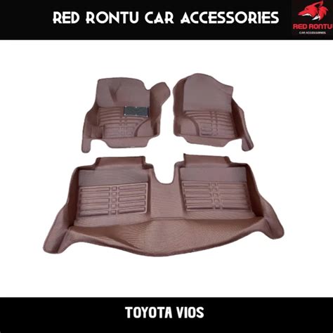 Toyota Vios Premium Diamond Deep Dish Matting Car Floor Matting Fit