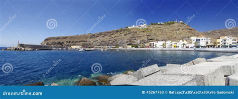 Playa De Santiago La Gomera Canary Island Spain Stock Image Image