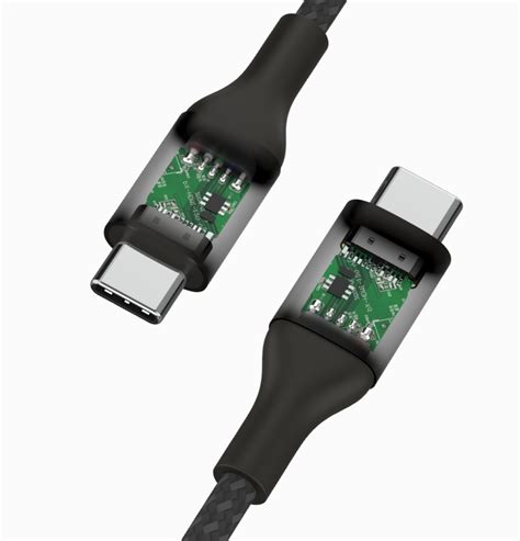 Braided Usb C To Usb C Power Supply Cable 240w Belkin Us Belkin Kr