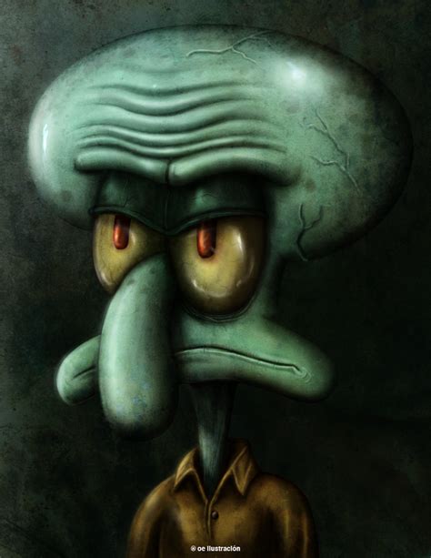 Squidward Tentacles by Fluorescentteddy on DeviantArt