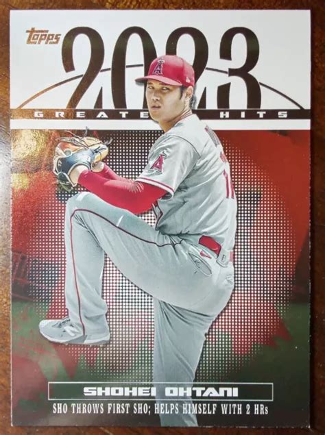 Topps Series Shohei Ohtani Greatest Hits Gh Los