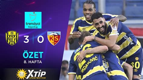 MERKUR BETS MKE Ankaragücü 3 0 Kayserispor Highlights Özet