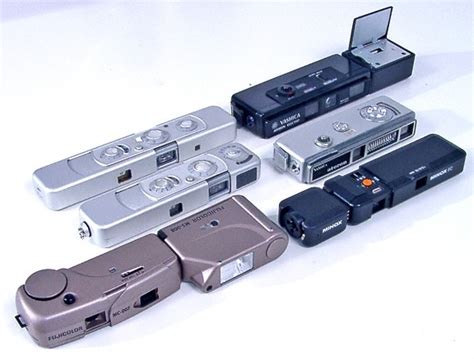 Left To Right Back Minox C And Yashica Atoron Electro With AG1