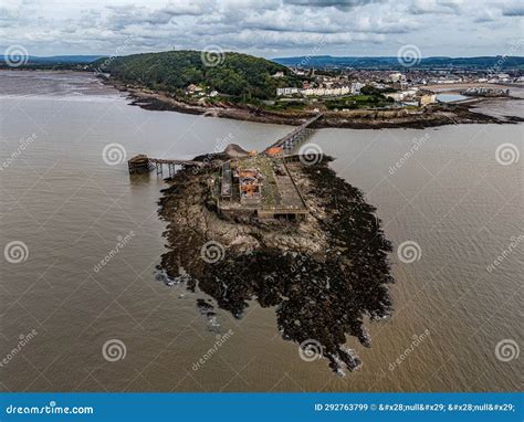 Birnbeck Pier stock image. Image of shore, seaside, nature - 292763799