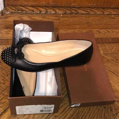 Coach Shoes Coach Doreen Classic Nappa Flats Poshmark