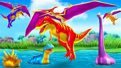 Epic Dinosaur Rescue Pteranodon Heroic Rescuing Dinosaurs From Floods