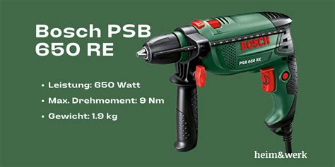 Bosch PSB 650 RE Universal Test 2024 September Heim Werk