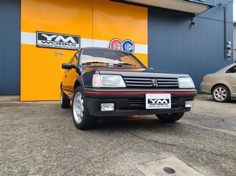 特別販売車両プジョーPeugeot205GTI YMワークス輸入車の並行輸入車検整備修理カスタムはYMワークスにお任せください