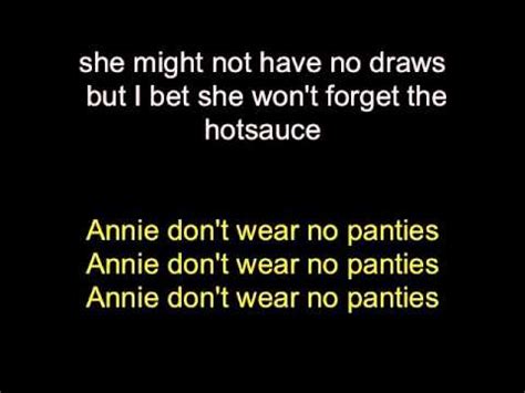 Erykah Badu Annie Don T Wear No Panties Karaoke Lyrics Only YouTube