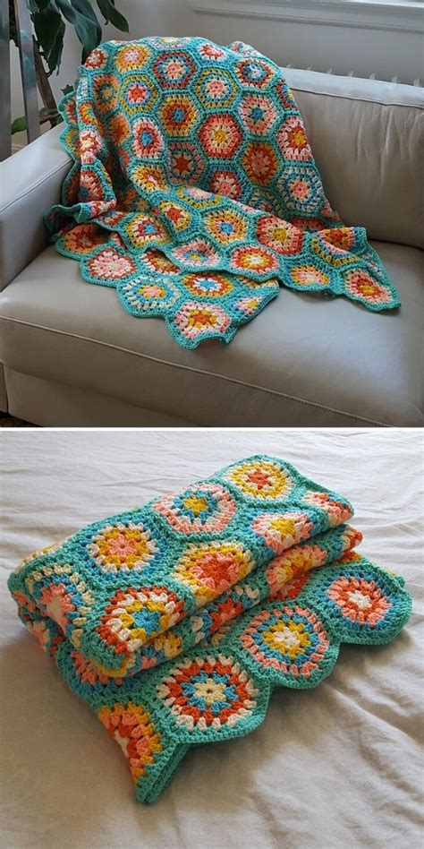 Sunburst Granny Squares Crochet Free Pattern Artofit