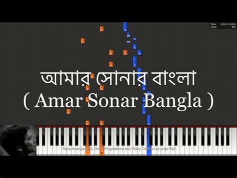 Amar Sonar Bangla ( Rabindra Sangeet ) Piano Tutorial by Arup Paul ...