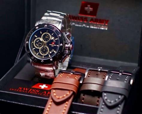 Jual Jam Tangan Keren Swiss Army Chrono Premium Desain Alexandre