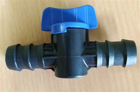 Blue 16mm Pvc Lateral Cock For Drip Irrigation Size Netafim Type At